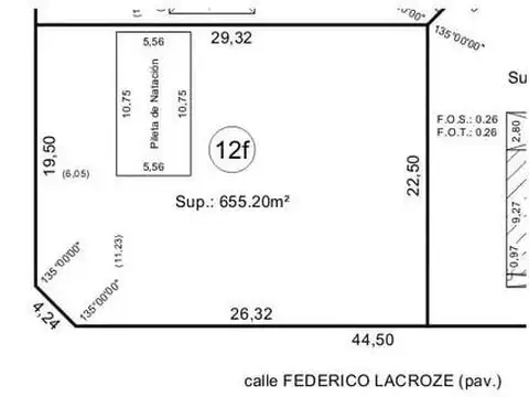Terreno en Venta de 665,0 m2