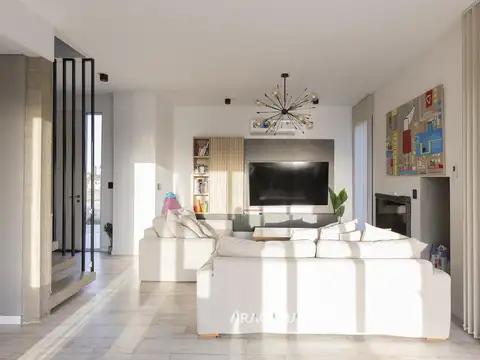 Casa en Alquiler con 3 cocheras