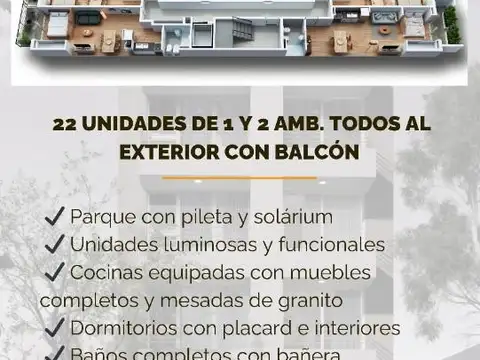 Departamento en Venta al Sur