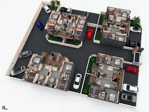 Venecia XIX Y XX  - 24 Semipisos de 3 Ambientes - C952