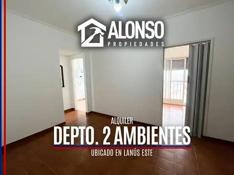 ALQUILER - DEPARTAMENTO DE 2 AMBIENTES - LANÚS ESTE