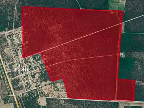 Campo en Estación Robles de 192 hectáreas, apto agricultura y con servicios