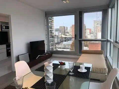 Alquiler temporario - Belgrano - Torre Premium - 2 Amb c/toilette Amoblado y equipado