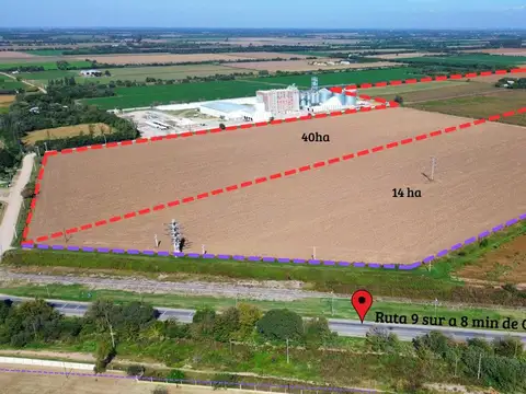 VENTA TERRENO 14 HECTAREAS  RUTA 9 SUR INDUSTRIAL