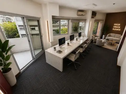 VENTA OFICINA BELGRANO BALCON OCHAVA EXPENSAS BAJAS LUMINOSO