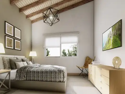 Casa 2 ambientes con 1 baño