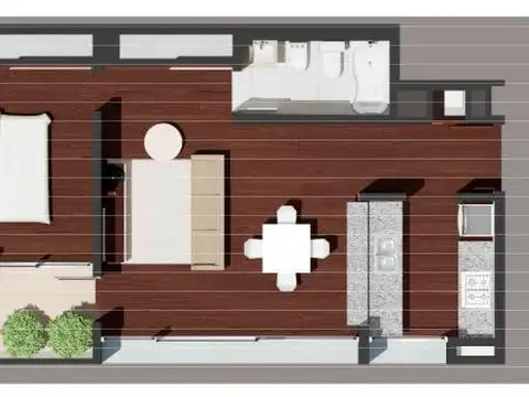 Departamento en Venta con 1 cocheras