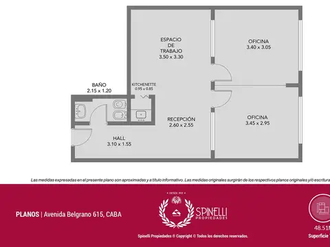 Oficina en Venta en Monserrat, USD 52.000