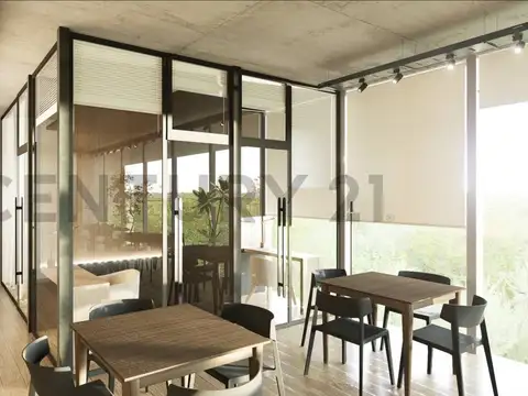 Oficina Monoambiente con 4 baños