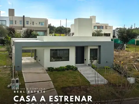 Venta Casa A Estrenar Planta Única 2 Dormitorios En Barrio Cerrado Tejas 4 - Malagueño