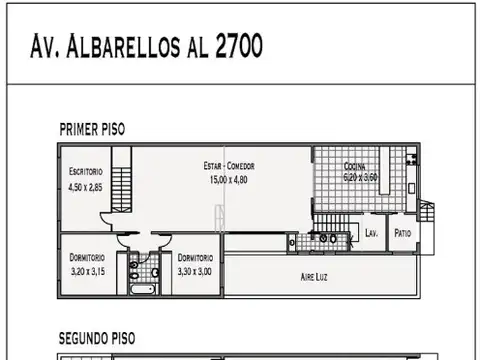 Oficina 6 ambientes con 5 baños
