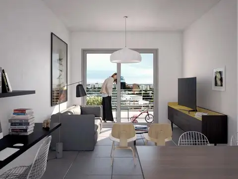 Alquiler hermoso 2 ambientes con cochera y amenities