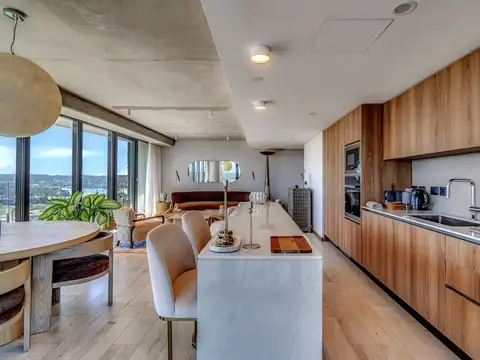 Departamento 2 ambientes con 2 baños