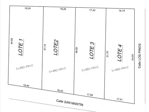Lote a 200 mts de Ruta 1 LOTE N°3