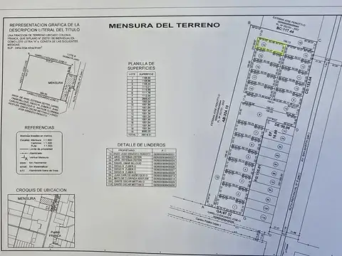 Se vende terreno en Franck.