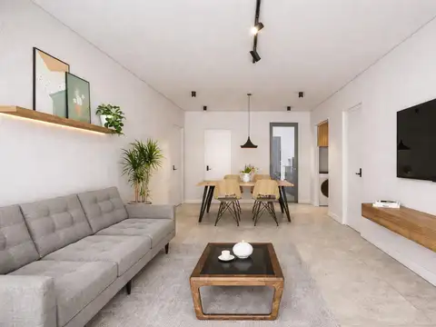 Departamento 2 ambientes con 1 baño