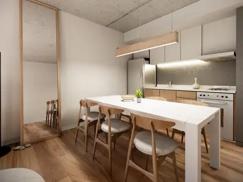 Departamento Monoambiente con 1 baño