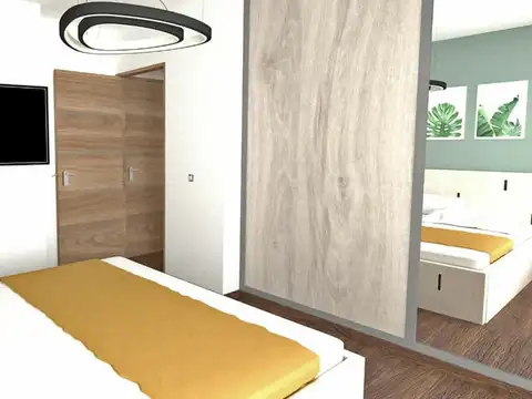 Departamento 3 ambientes con 2 baños