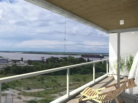 DEPARTAMENTO VENTA DOS DORMITORIOS CON AMENITIES VISTA AL RIO PUERTO NORTE CENTRO ROSARIO