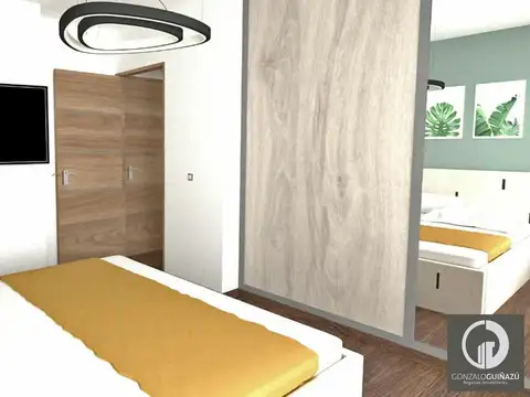 Departamento 3 ambientes con 2 baños
