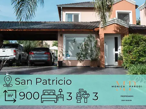 Casa en venta en Barrio Privado San Patricio – Francisco Álvarez