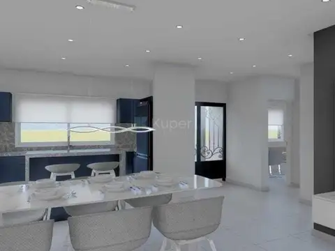 Casa 4 ambientes con 2 baños