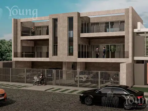 Departamento 2 ambientes en parque lineal