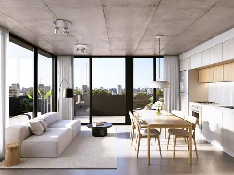 Departamento 2 ambientes con 1 baño