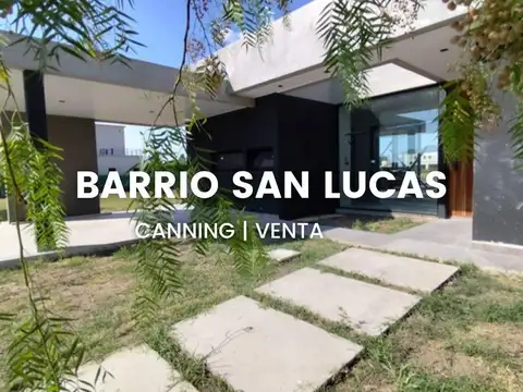 CASA EN VENTA A ESTRENAR EN BARRIO SAN LUCAS, CANNING.