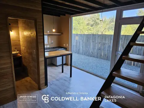 VENTA Departamento 2 ambientes, con parque privado , centro, a estrenar, Villa La Angostura