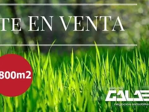 SE VENDE IMPORTANTE FRACCIÓN DE 3800M2  TOMA MENOR VALOR 