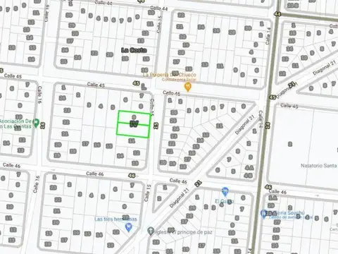 Terreno en Venta 42  mts Fondo