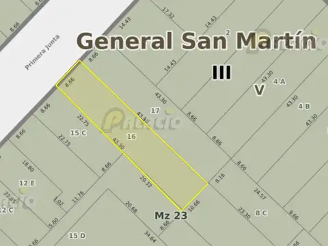 Lote 2 Viviendas y 2 Locales en VENTA en San Martín