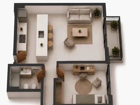 Departamento en Venta en Caballito, USD 155.000