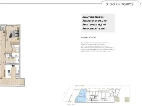 Departamento en Venta de 4 ambientes