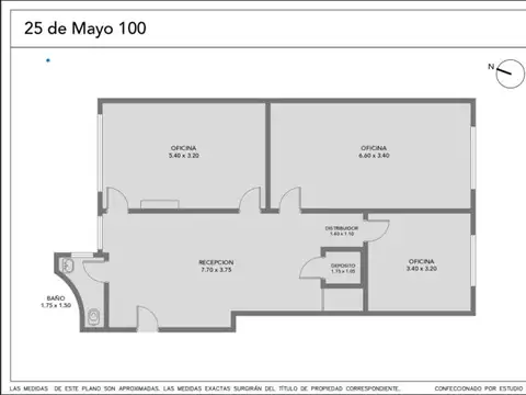 25 De Mayo 100, Piso 2