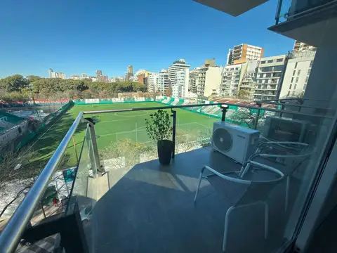 Hermoso monoambiente con vista abierta! Amoblado....