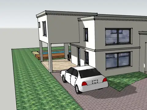 Campos de La Enriqueta-Ruta 2 y 90-Casa en construcción