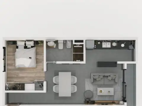 Departamento en Venta de 1 dormitorio