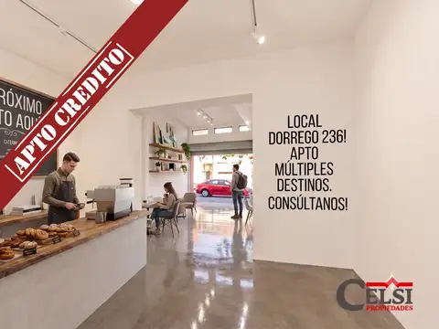 Local Comercial s/ Av. Dorrego 200 | Sin Expensas | Ideal Renta o Todo Destino