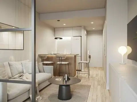 Departamento 2 ambientes con 1 baño