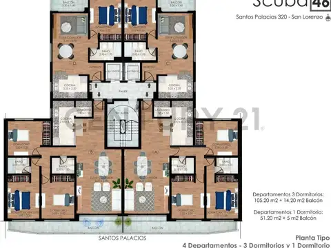 Santos Palacios 300, Piso 0