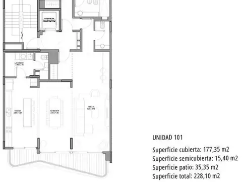 Departamento en Venta de 3 dormitorios