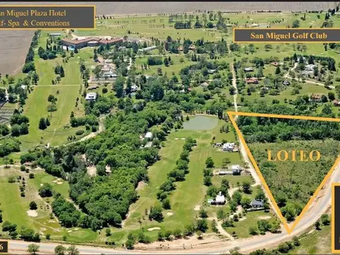 SAN MIGUEL GOLF. Casas y Lotes de 700 a 4.500m². Los Molinos