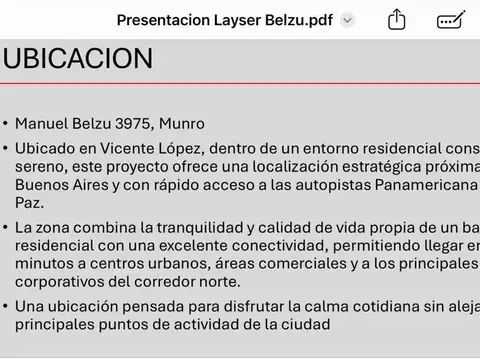 Departamento en Venta de 2 dormitorios