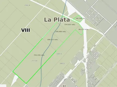 EXCELENTE FRACCIÓN DE 141 HECTÁREAS SOBRE RUTA 2