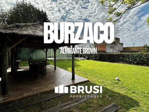 Casa 3 ambientes con increíble parque en venta, Burzaco