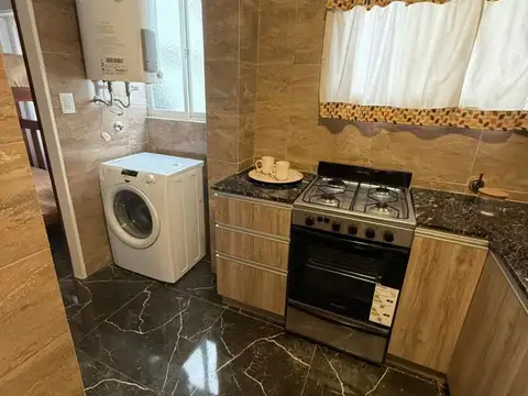 Departamento 2 ambientes con 2 baños