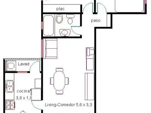 Amenábar 1500, Piso 5