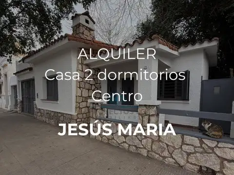 ALQUILER-CASA 2 DORMITORIOS- CENTRO JESUS MARIA